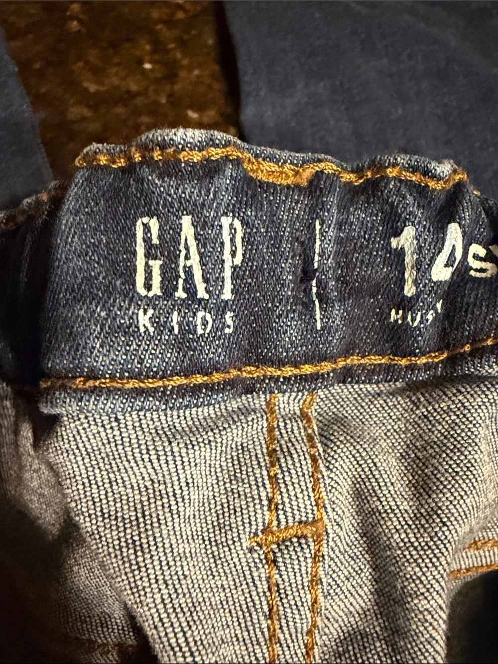 GAP Girls Blue Straight-Leg Jeans